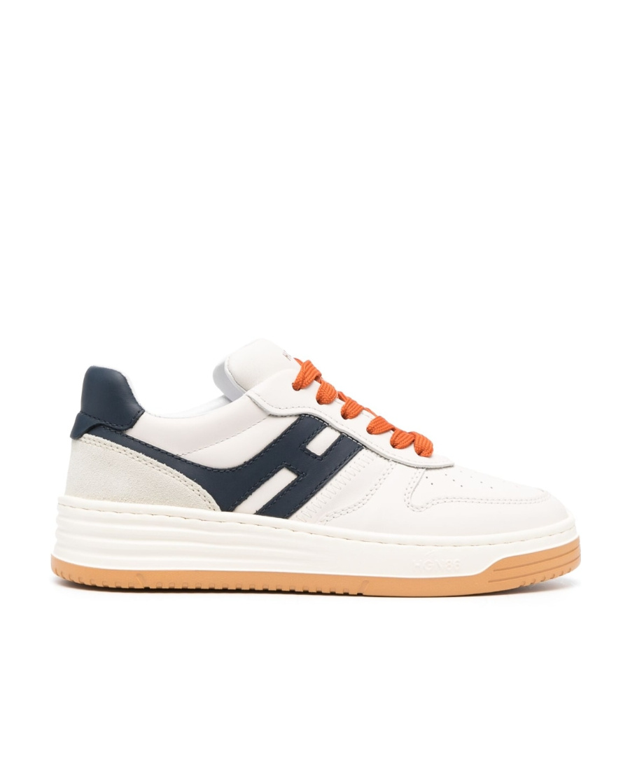 Hogan Logo-patch Low-top Sneakers In White
