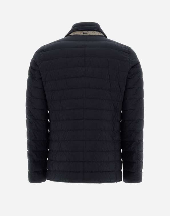 Herno Lapel Suit Jacket In Black