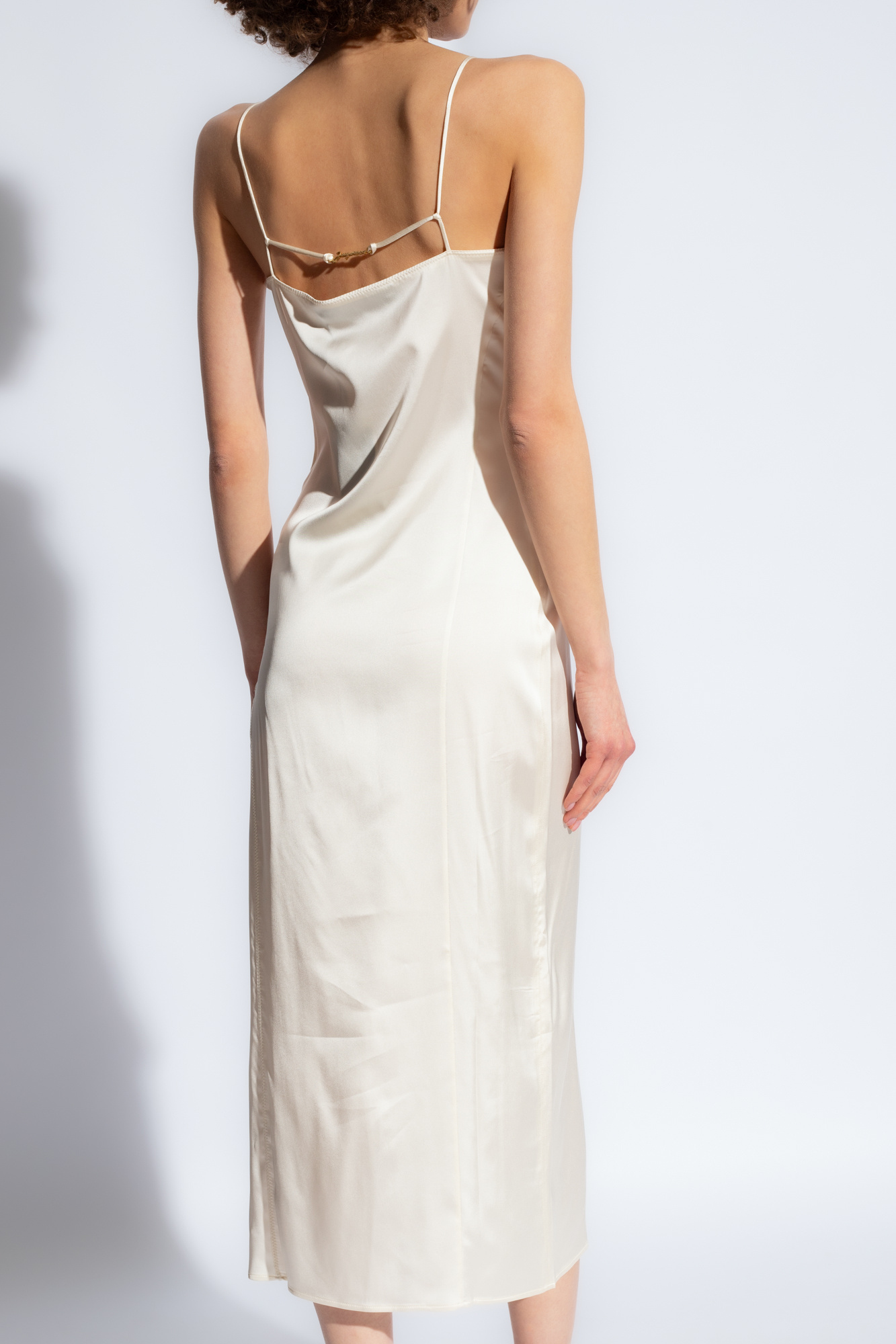 Jacquemus La Robe Slip Dress In White