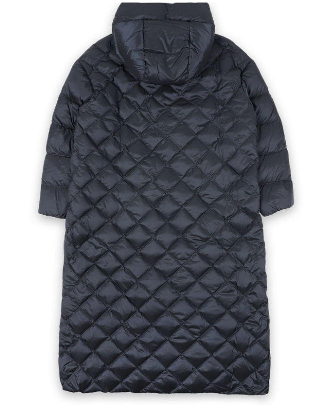 Max Mara Long Sleeve Down Jacket In Blue