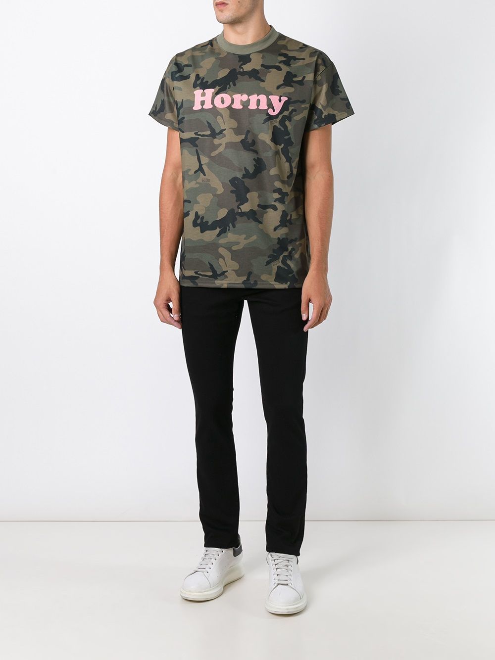 Frame Denim Trousers With Belt Loops In Black
