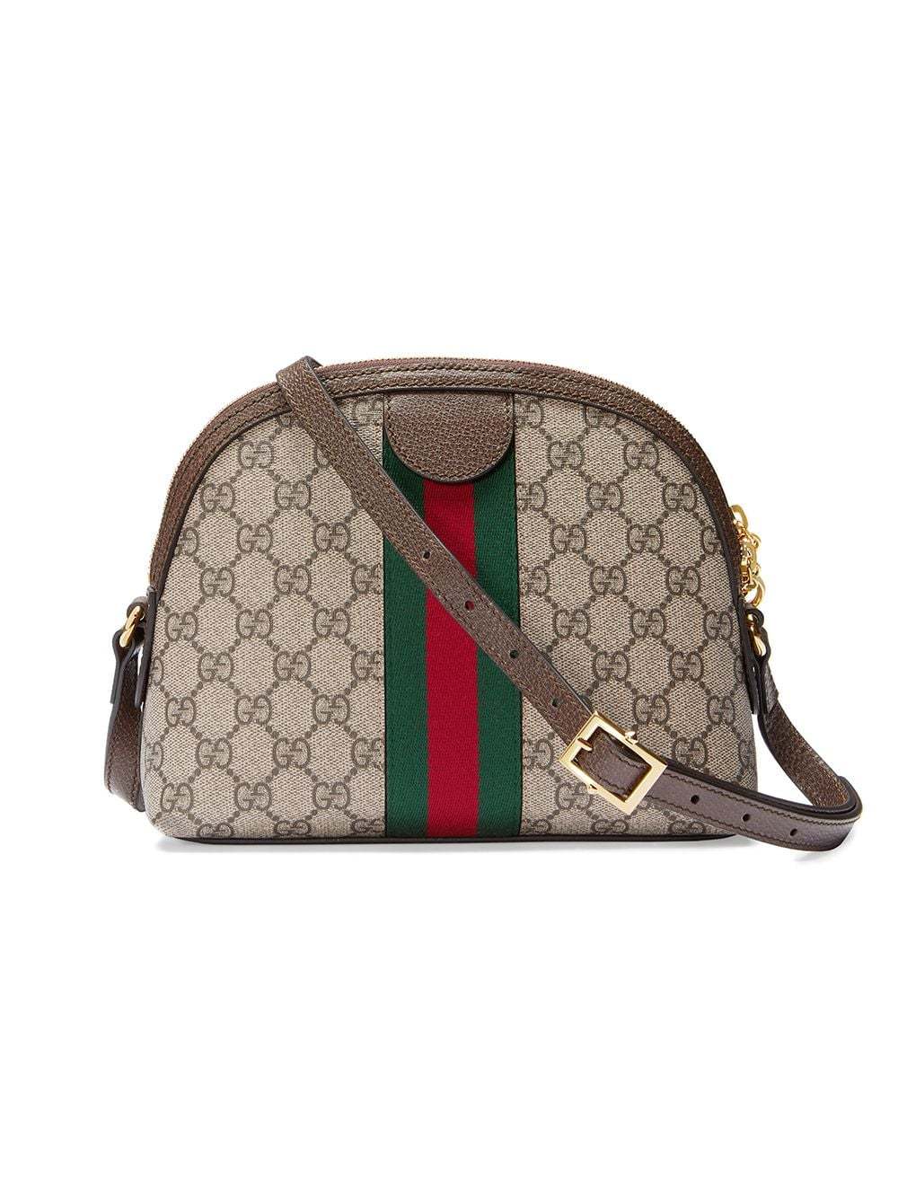 Shop Gucci Ophidia Small Shoulder Bag In Nude