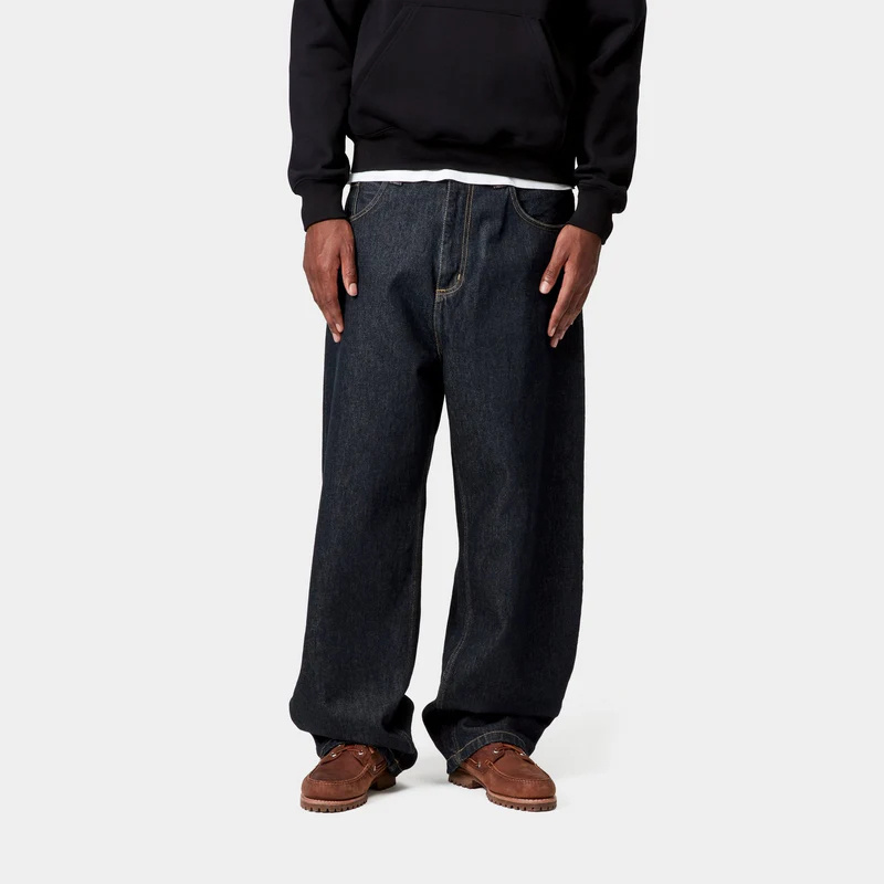 Carhartt Wip Denim Smith Brandon Trousers In Blue