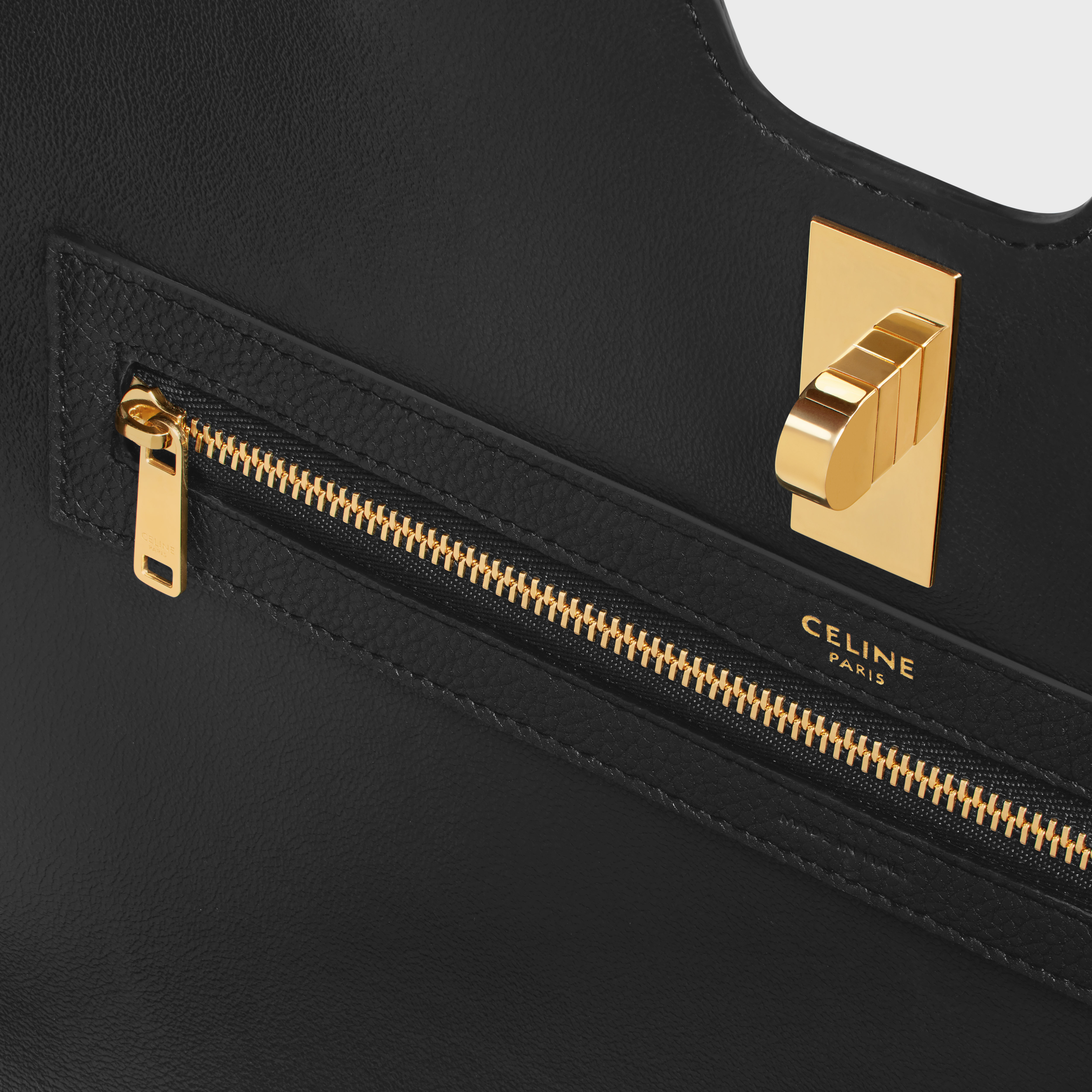 Celine Cabas 16 Soft Tote Bag In Black