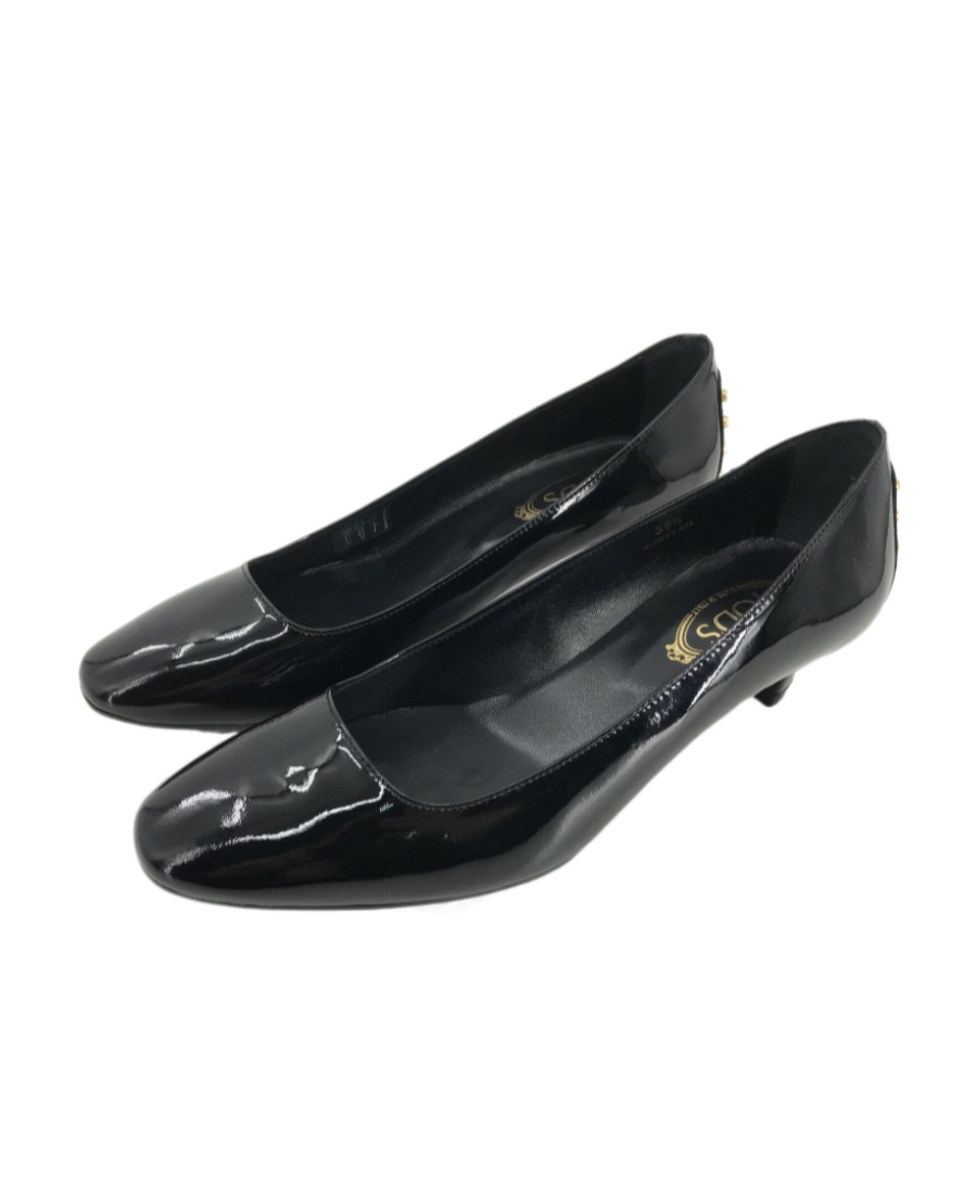 Tod's Logo Details Heels In Black