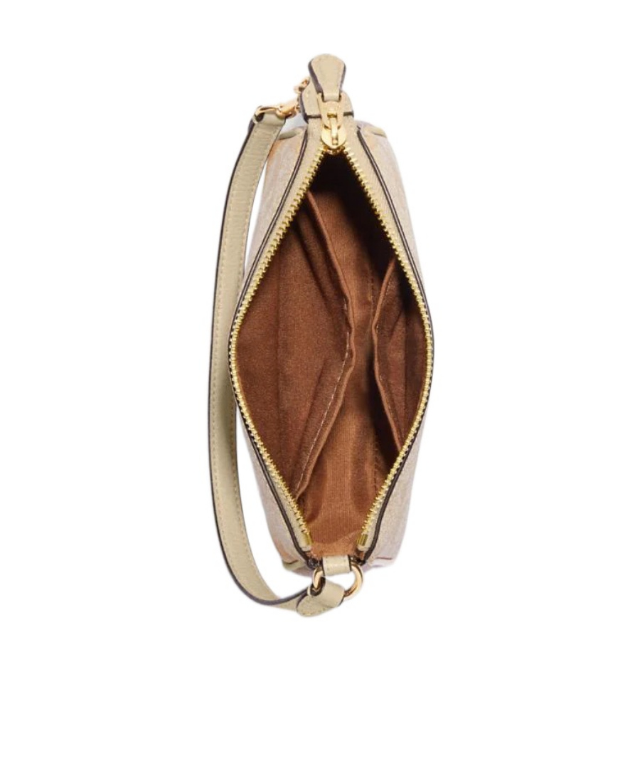Coach Nolita 19 Checkered Handbag In Nude
