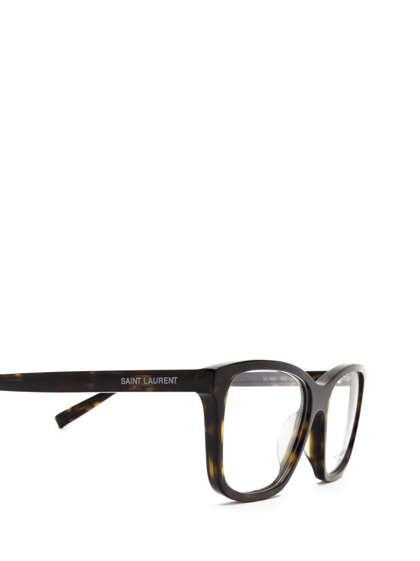 Saint Laurent Square Frame Glasses In Black
