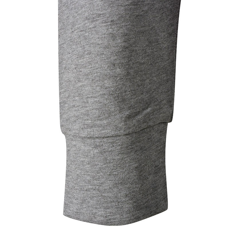 Ea7 Series Floral Pattern Hooded Long Sweaters In Gray