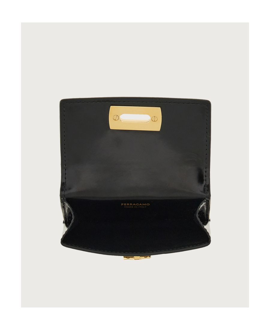 Ferragamo Portafoglio 220434760658 Nero In Black