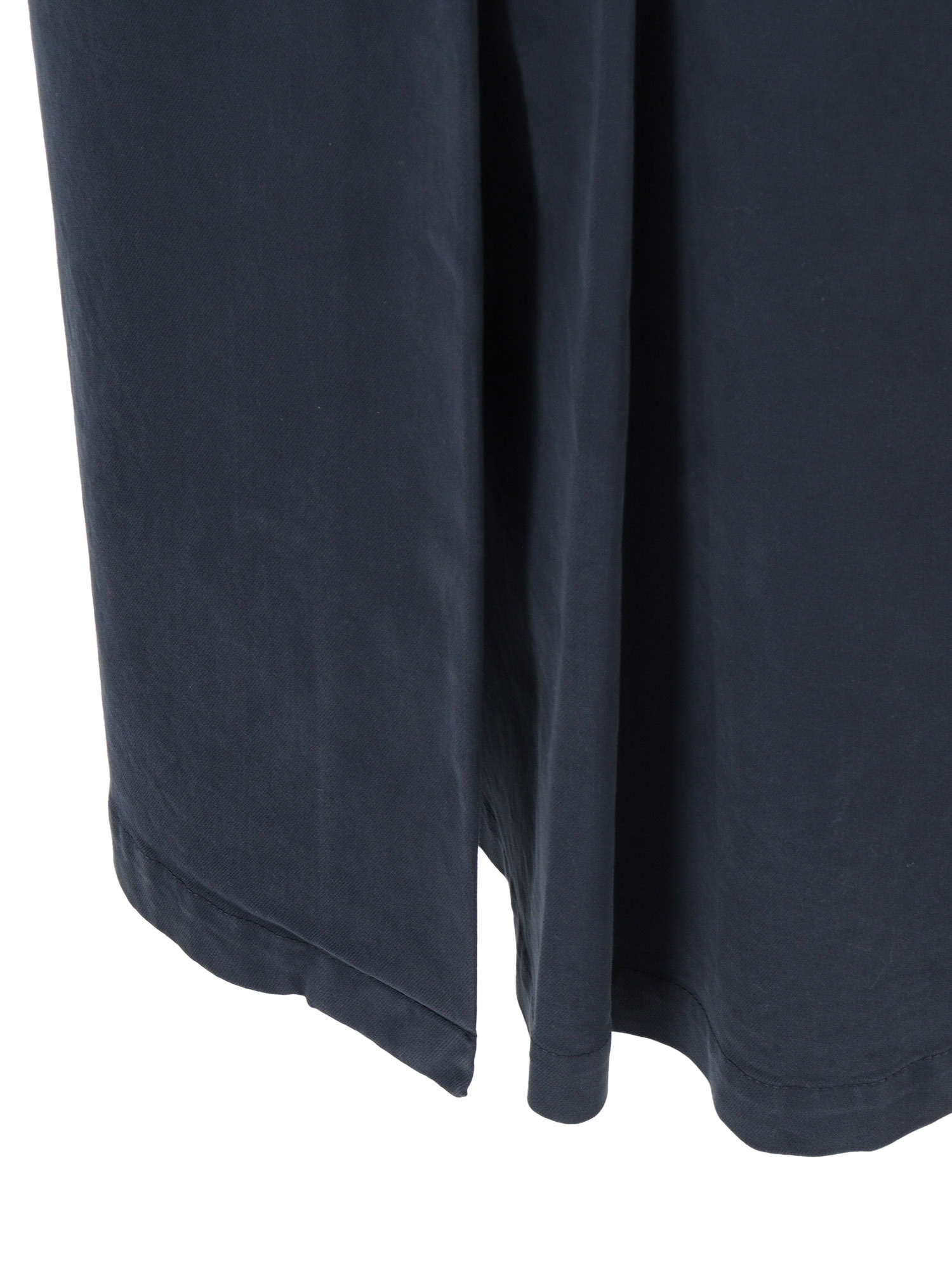 Aspesi Navy Blue Maxi Skirt With High Waist In Black