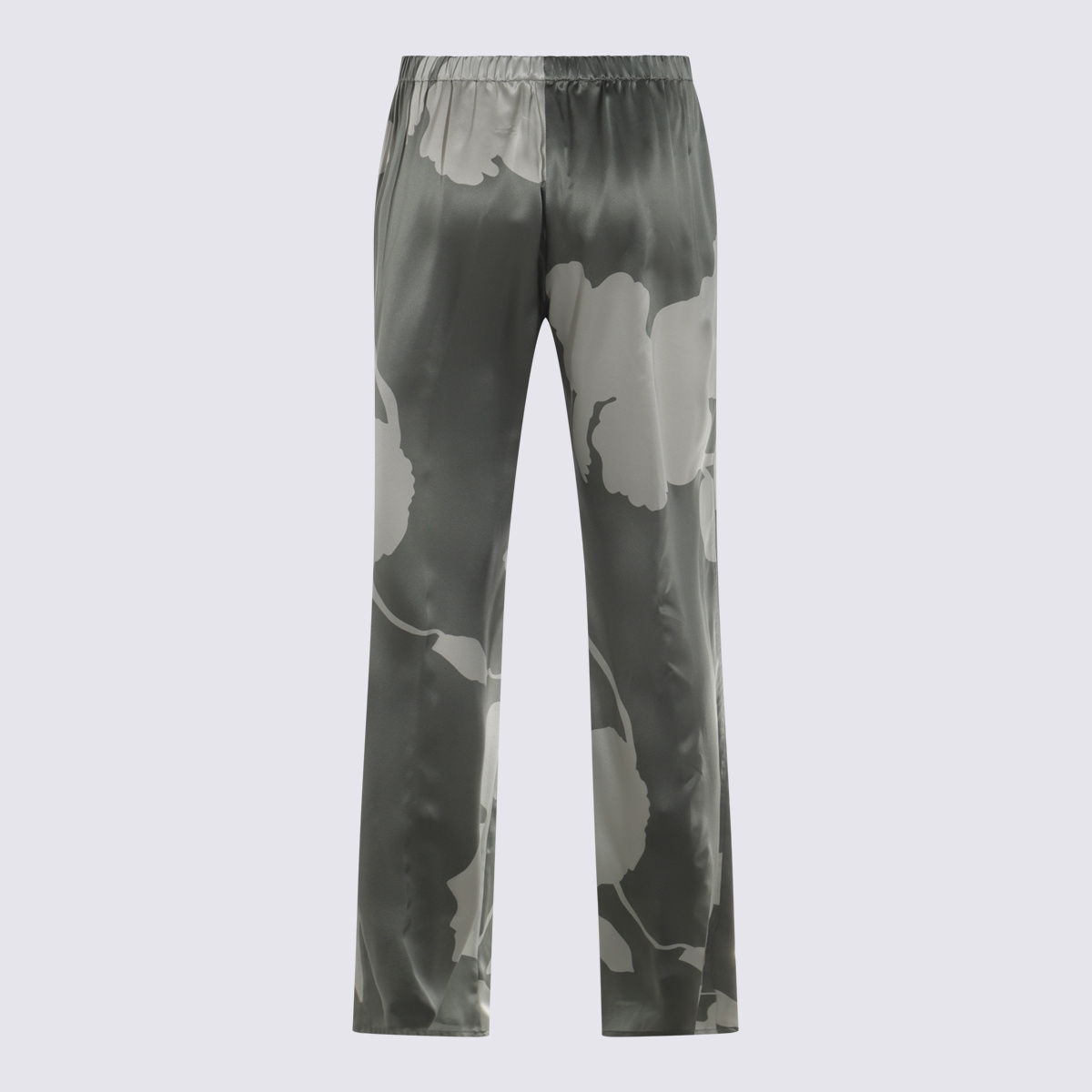 Antonelli Abstract-pattern Print Trousers In Gray