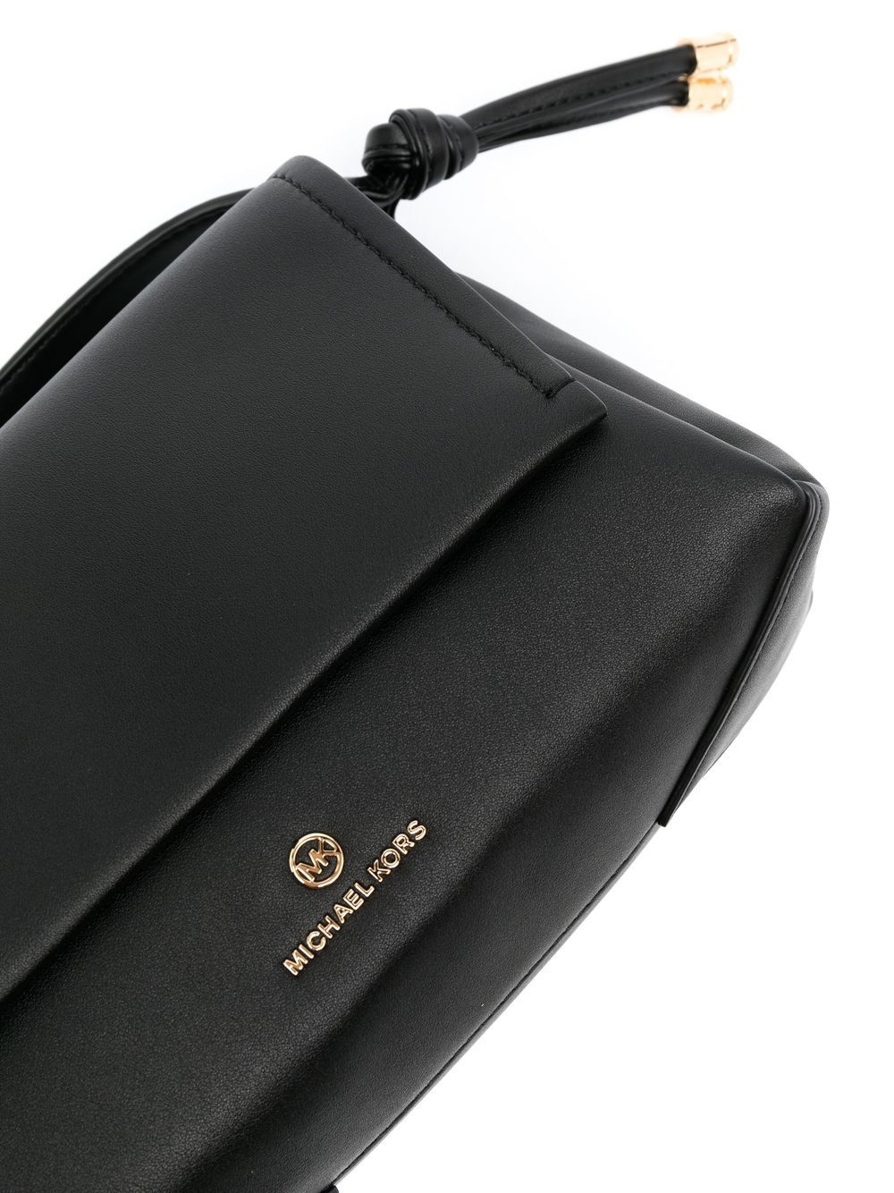 Michael Kors Leather Crossbody Bag In Black