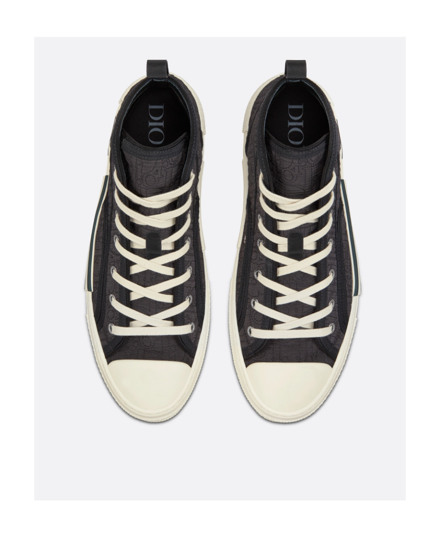 Dior B23 High-top Casual Sneakers In Black