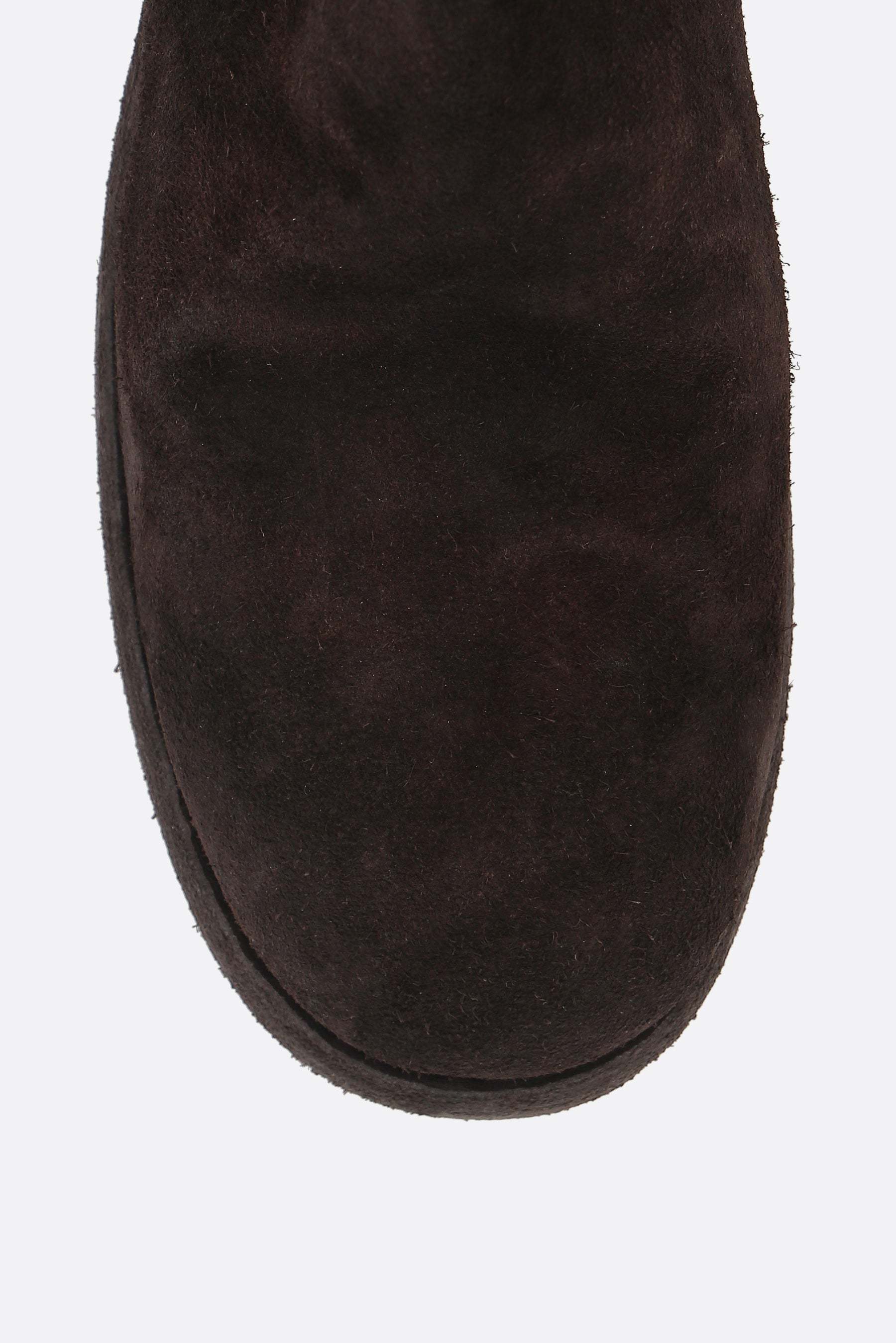 Guidi Round-toed Ankle Boots In Brown