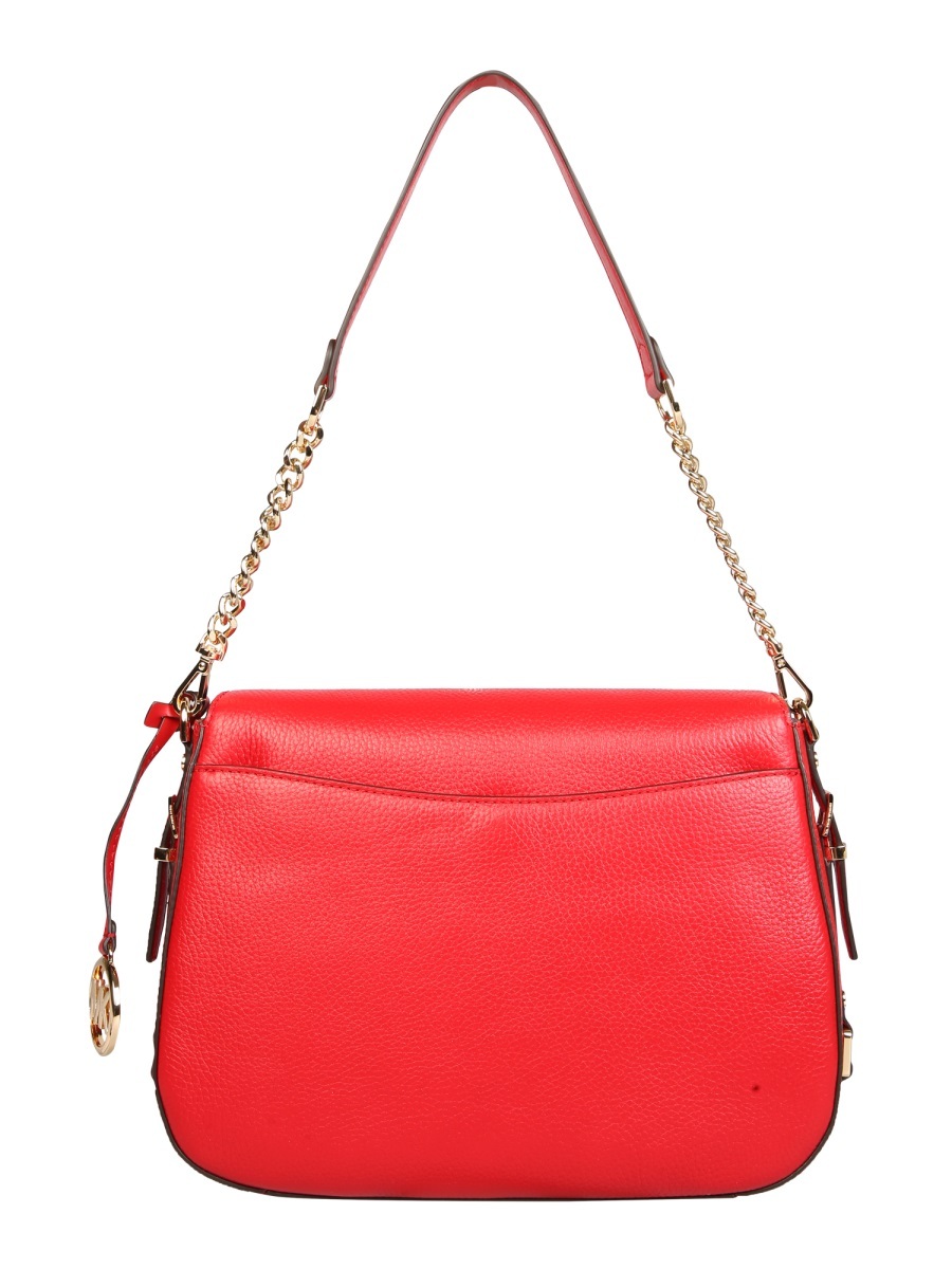 Michael Michael Kors Top Flap Shoulder Bag In Red