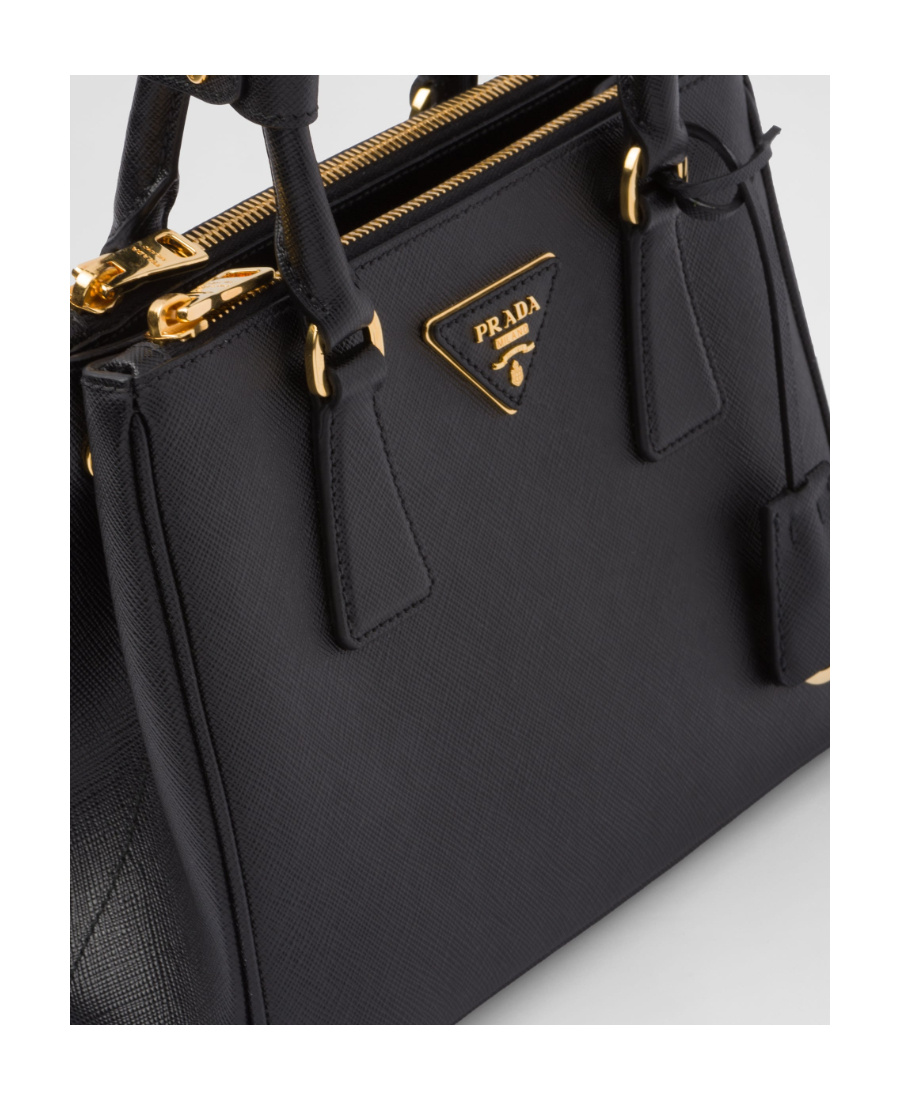 Prada Galleria Tote Bag In Black