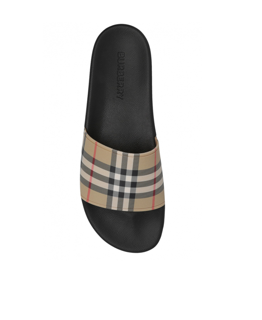 Burberry Aeyde Beige Calfhair Leather Heels In Black