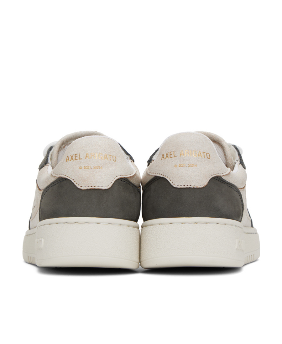 Axel Arigato White Black Round Toe Sneakers In Nude