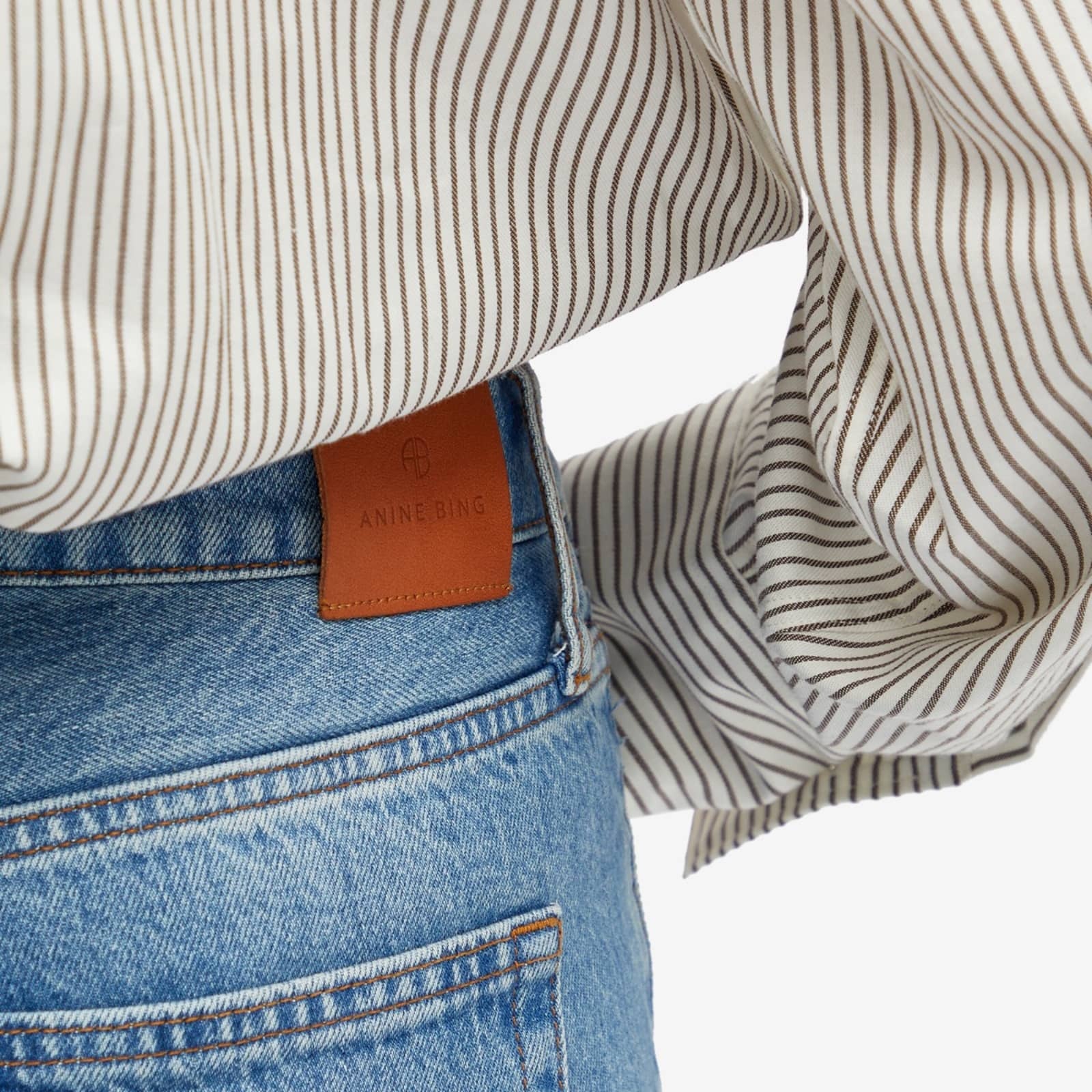 ANINE BING JEANS WITH BELT LOOPS