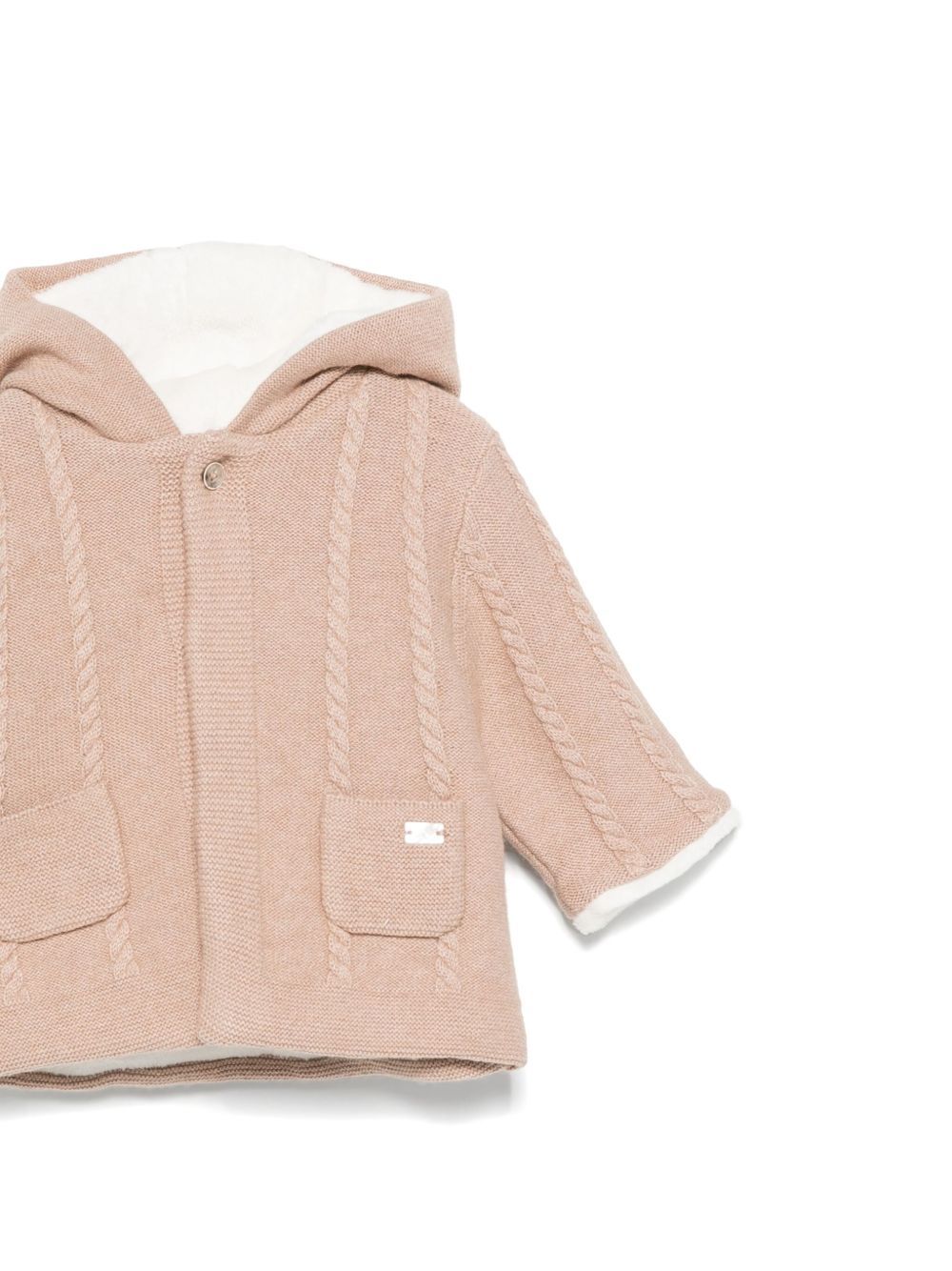 Tartine Et Chocolat Long-sleeved Cardigan In Pink