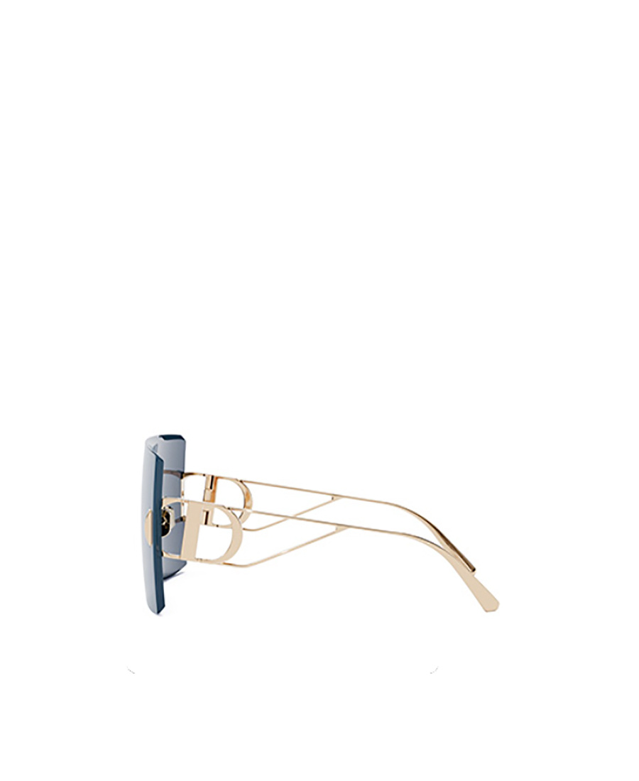 Dior Eyewear Oversized Box Frame Sunglasses In Blue