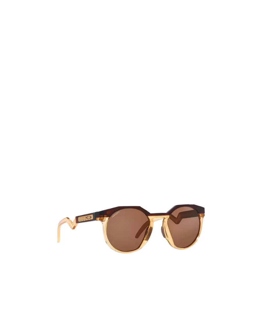 Oakley Kylian Mbappé Signature Round-frame Sunglasses In Brown
