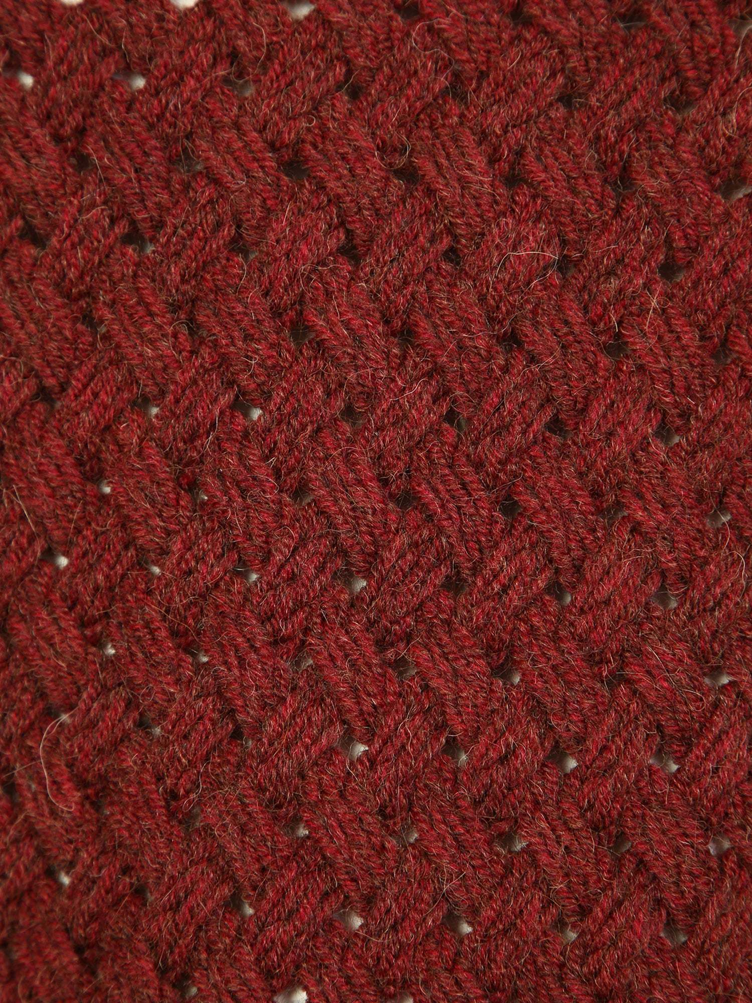 Lardini Wool Blend Woven Knit Pullover In Brown