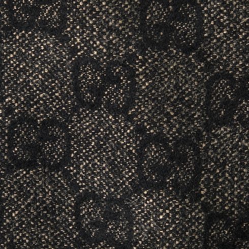 Gucci Gg Cashmere Lamé Cape In Multi