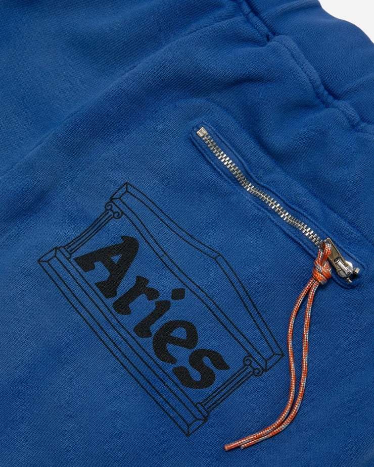 Aries Elastic Sweatpants In Blue