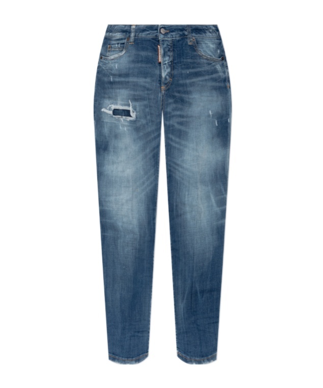DSQUARED2 DISTRESSED-EFFECT JEANS