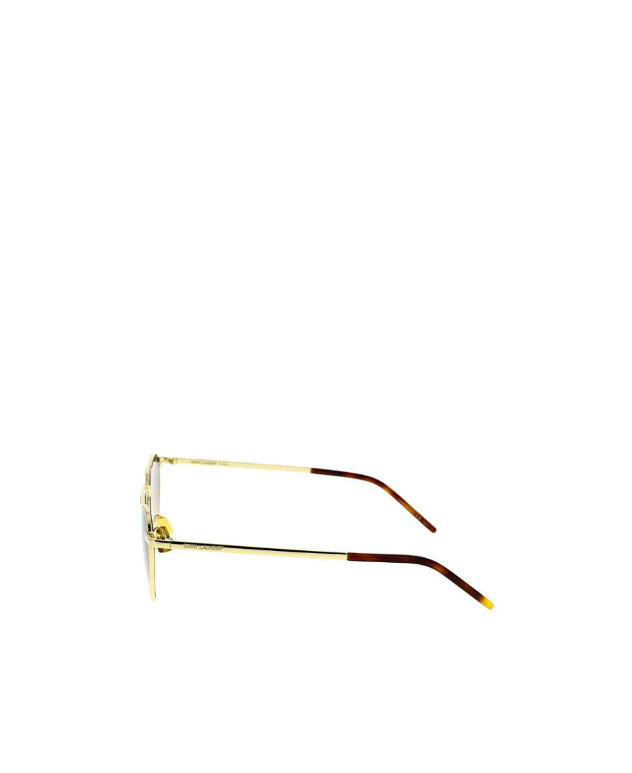 Saint Laurent Loulou Heart-frame Sunglasses In Green