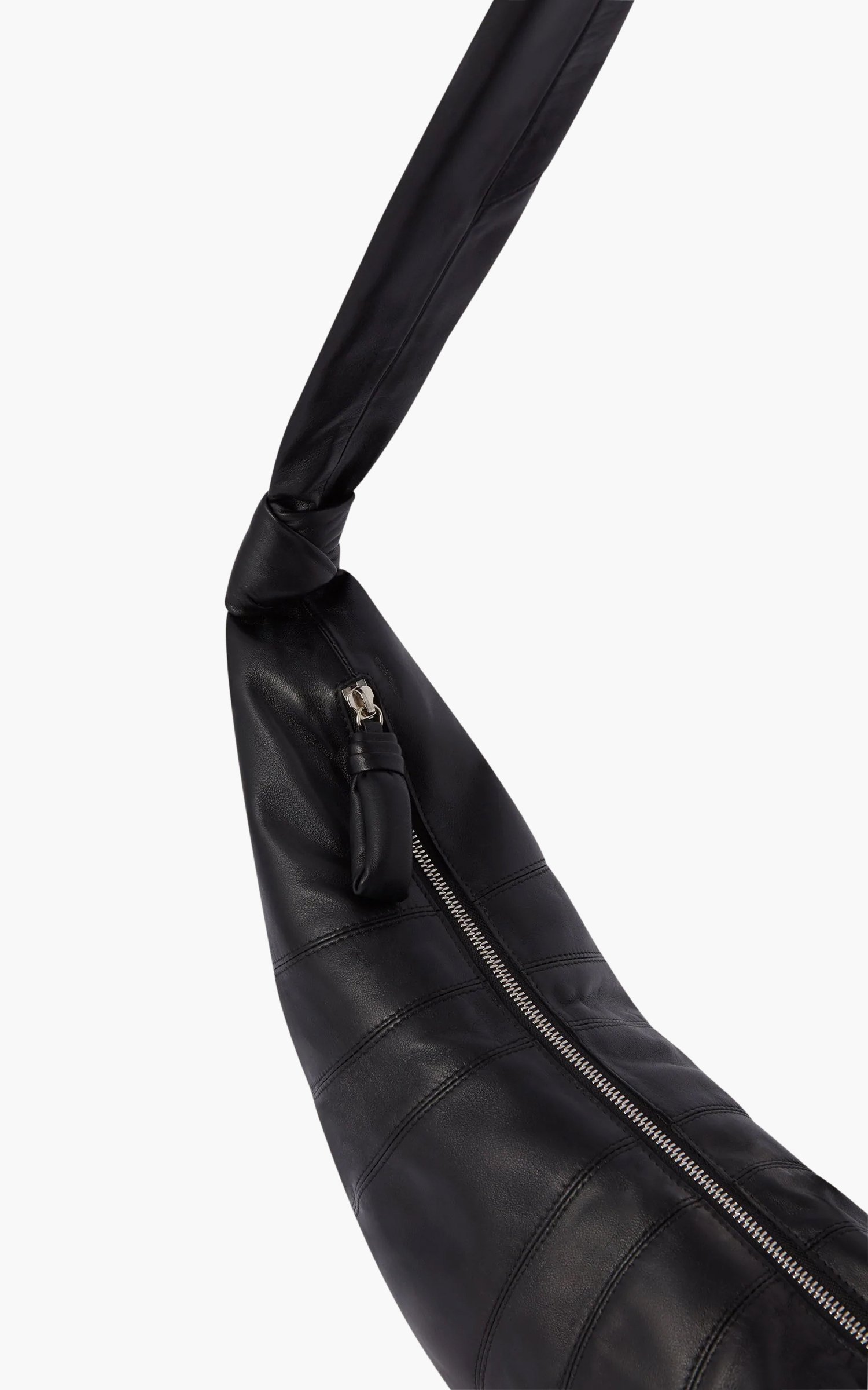 Lemaire Croisaant Medium Messenger Bag In Black