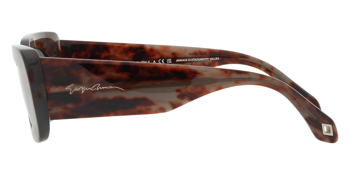 Giorgio Armani Logo Sunglasses In Gray