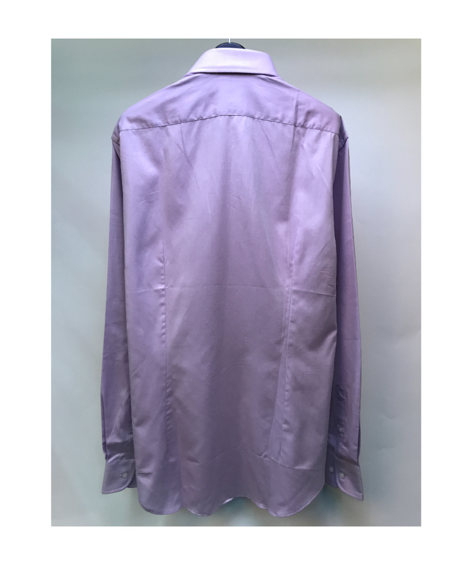 Armani Collezioni Lapel Shirt In Purple