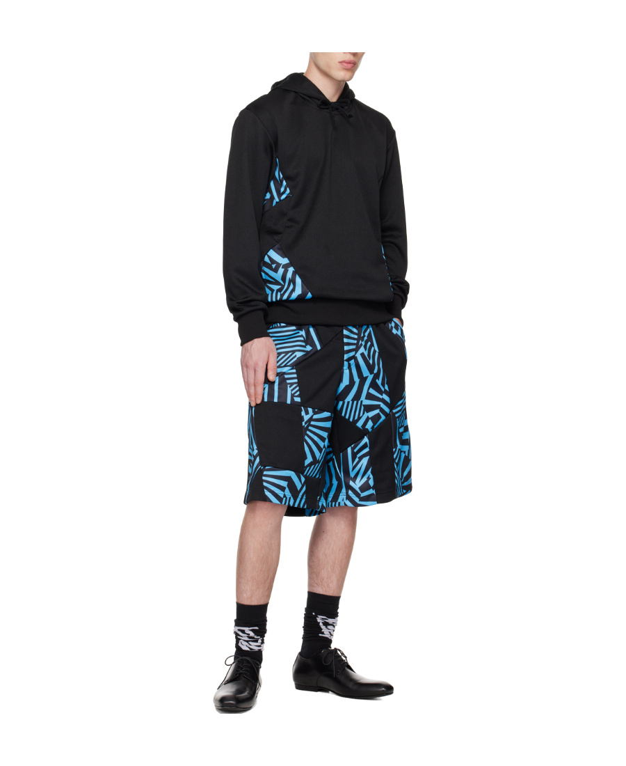 COMME DES GARÇONS PATTERN HOODED SWEATER