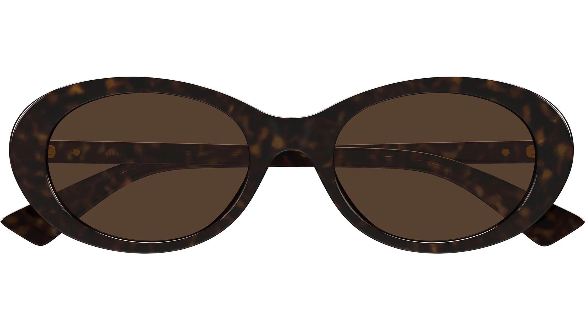 Bottega Veneta Full Frame Sunglasses In Brown