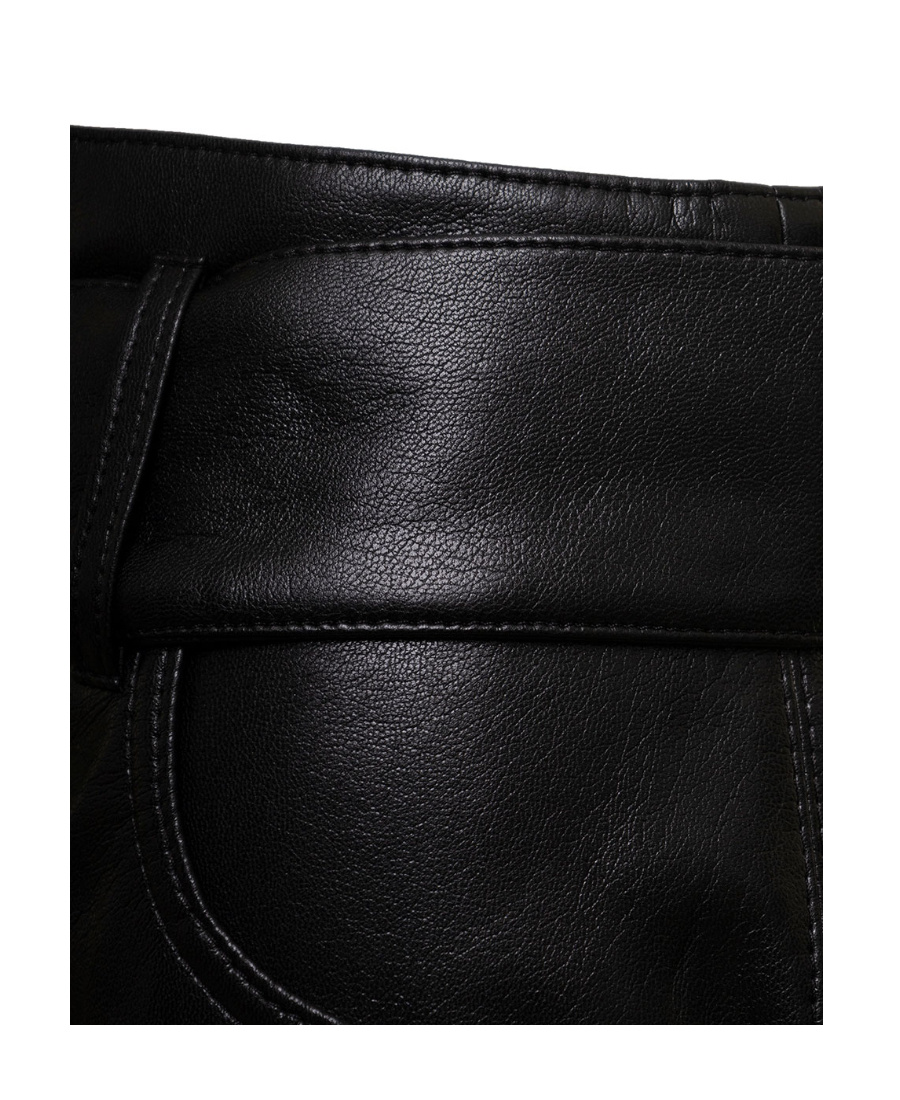 Nanushka A-line Belted Mini Skirt In Black