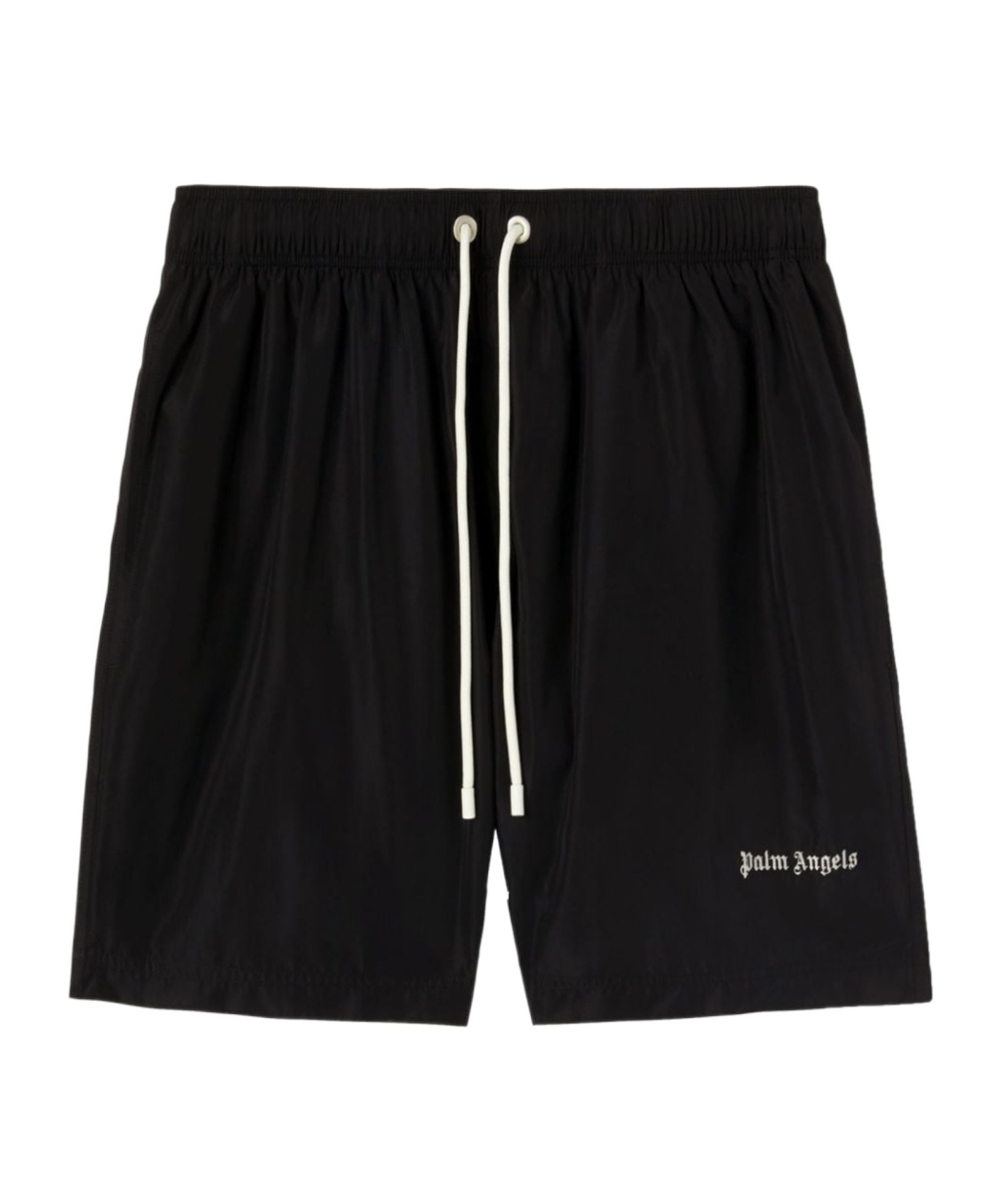 PALM ANGELS PALM ANGELS LOGO EMBROIDERED DRAWSTRING SHORTS