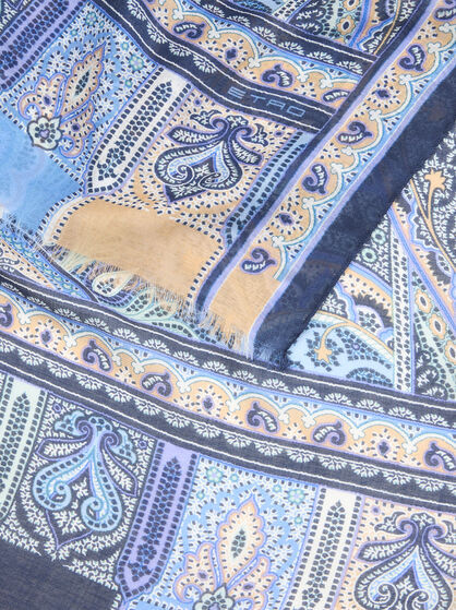 Etro Patterned Cashmere-blend Scarf