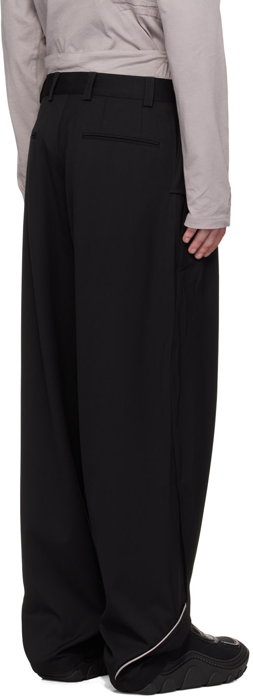 Kiko Kostadinov Belt-loop Casual Pants In Black