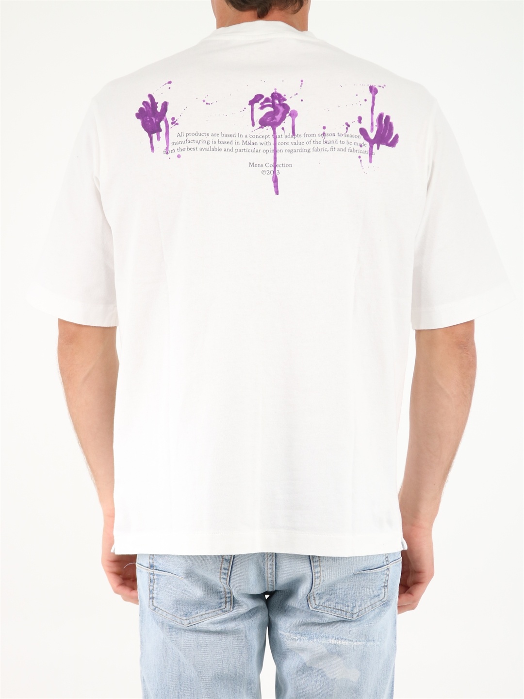 OFF-WHITE PAINT-SPLATTER T-SHIRT
