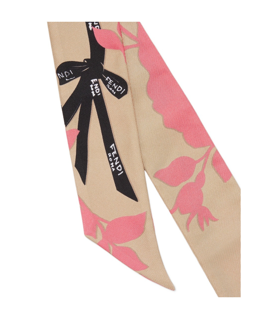 Fendi Wrappy Scarf In Nude