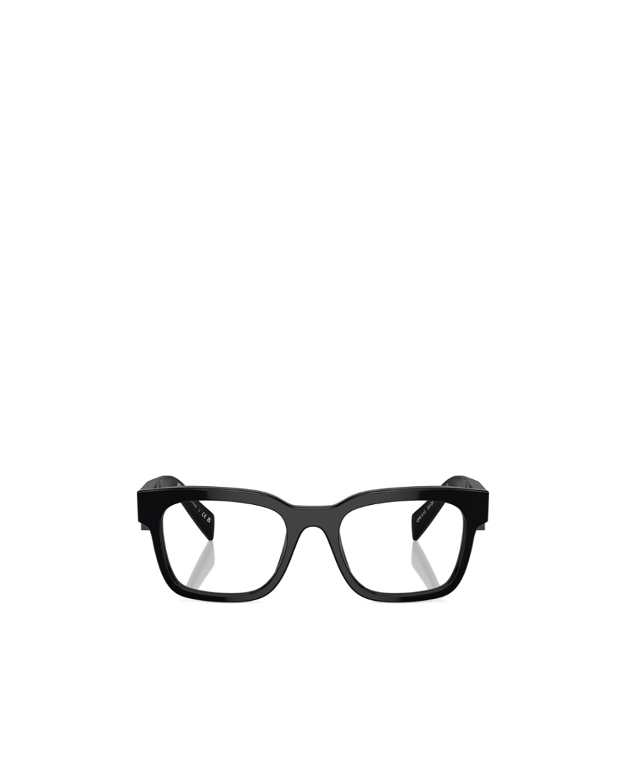 Prada Eyewear Square Frame Glasses In Black