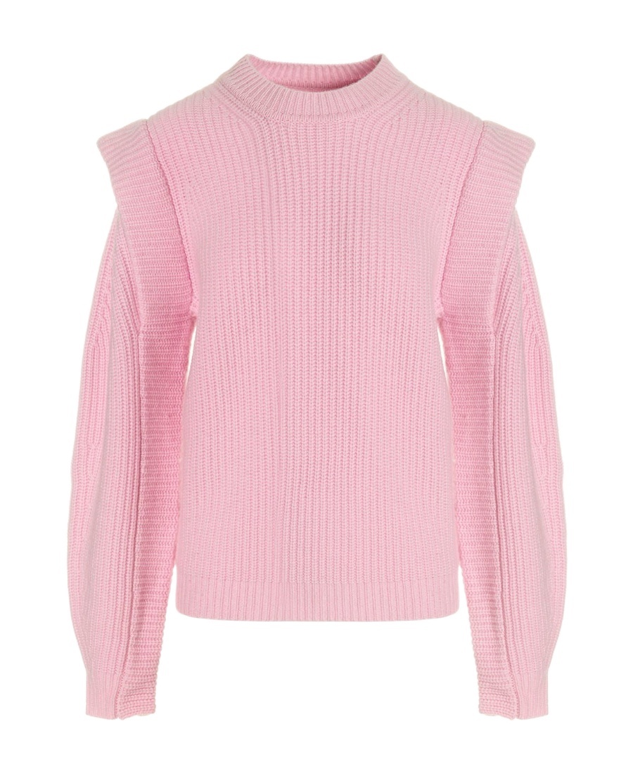 Isabel Marant Ribbed-knit Sweater In Pink