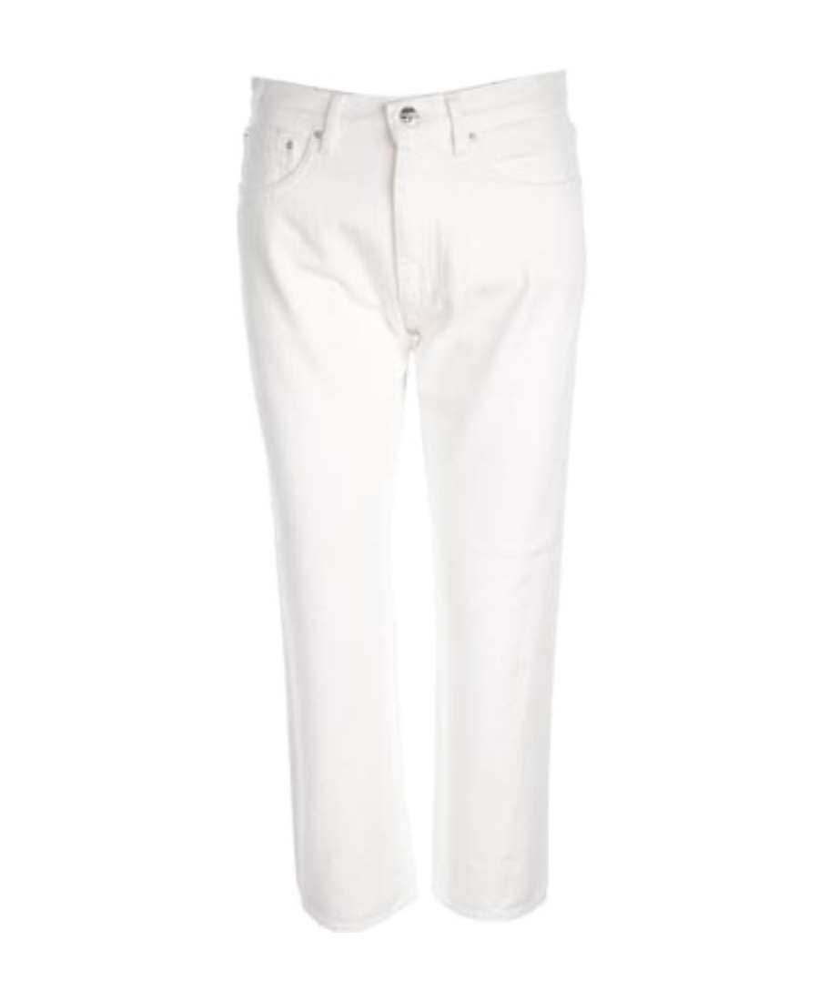 Totême Toteme Wide Leg Denim Jeans In White