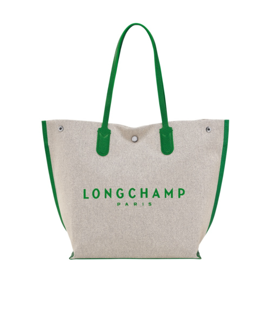Longchamp `essential Toile` Large Tote Bag In Nude