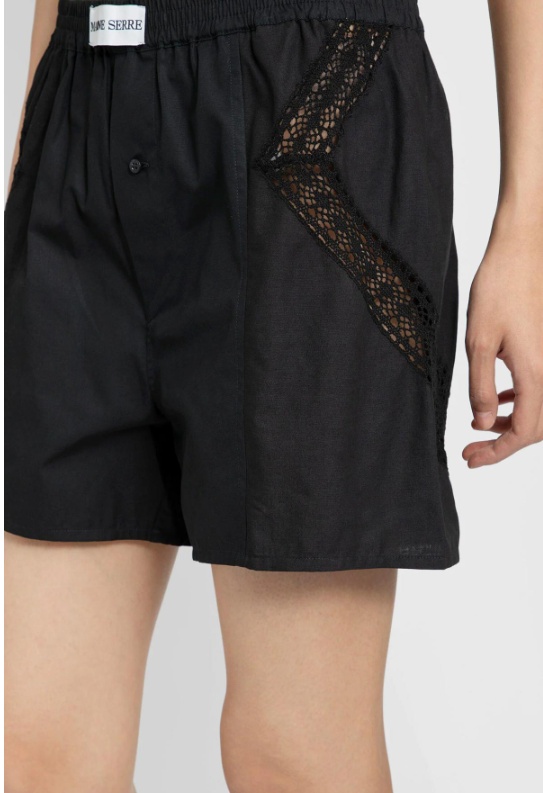 Marine Serre Regenerated Cotton Shorts In Nude