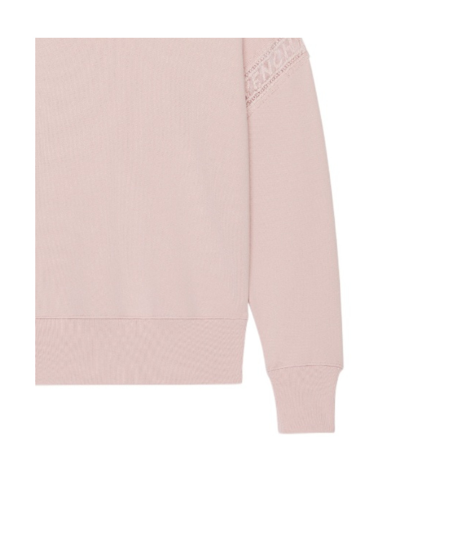 Givenchy Drop-shoulder Long-sleeve Sweatshirt In Pink