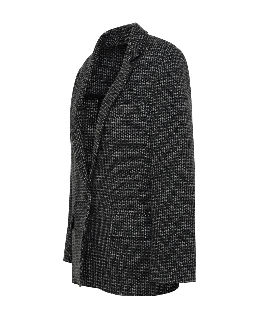 Isabel Marant Étoile Houndstooth Wool Blazer In Black