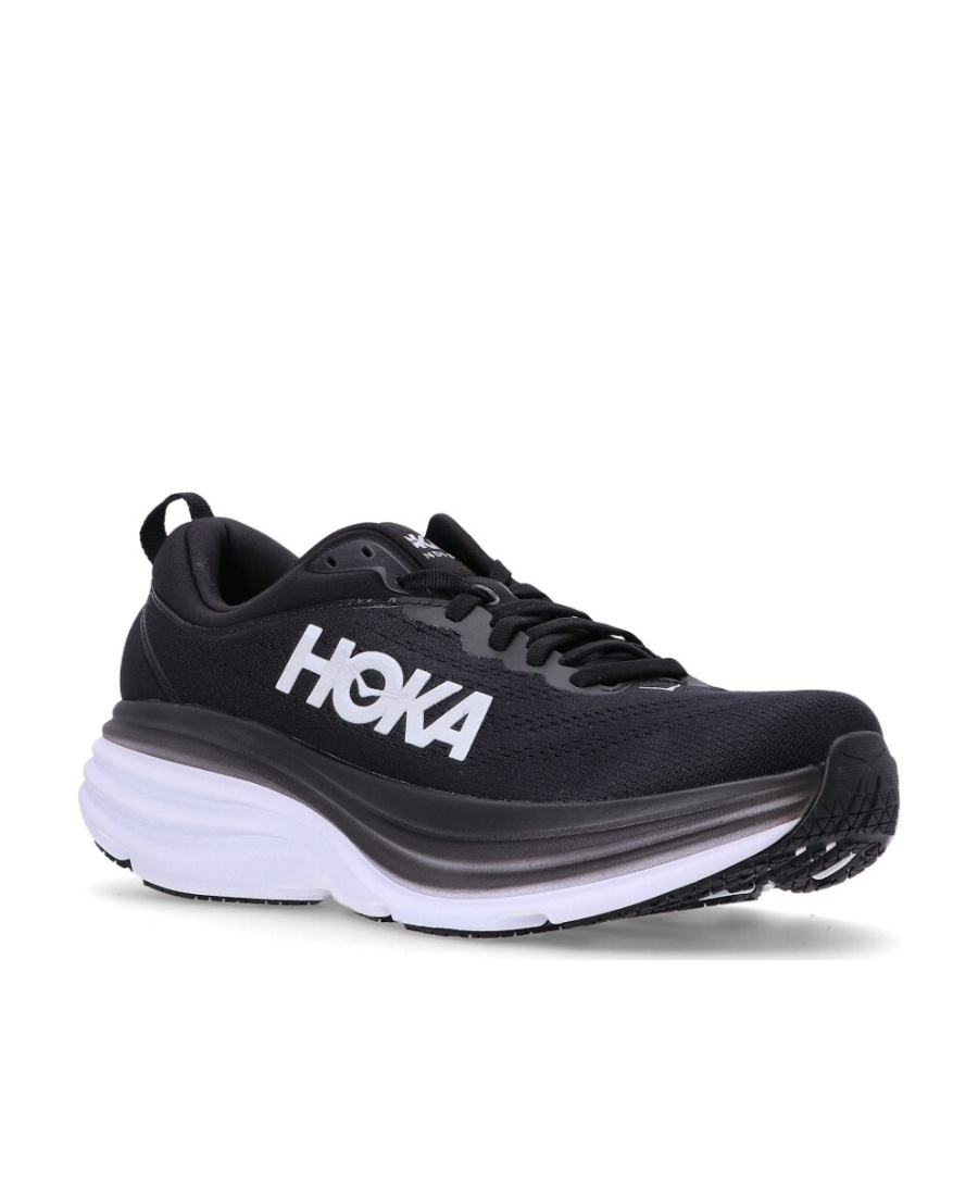 Hoka Bondi 8 Mens Performance Lifestyle Athletic And Training Shoes In Black